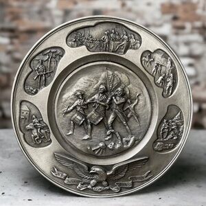 1776-1996 Bi-Centennial Hudson Pewter Numbered Plate